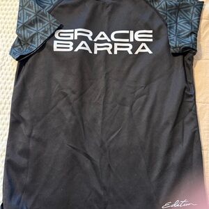 Two Gracie Barra Rash Guards YM